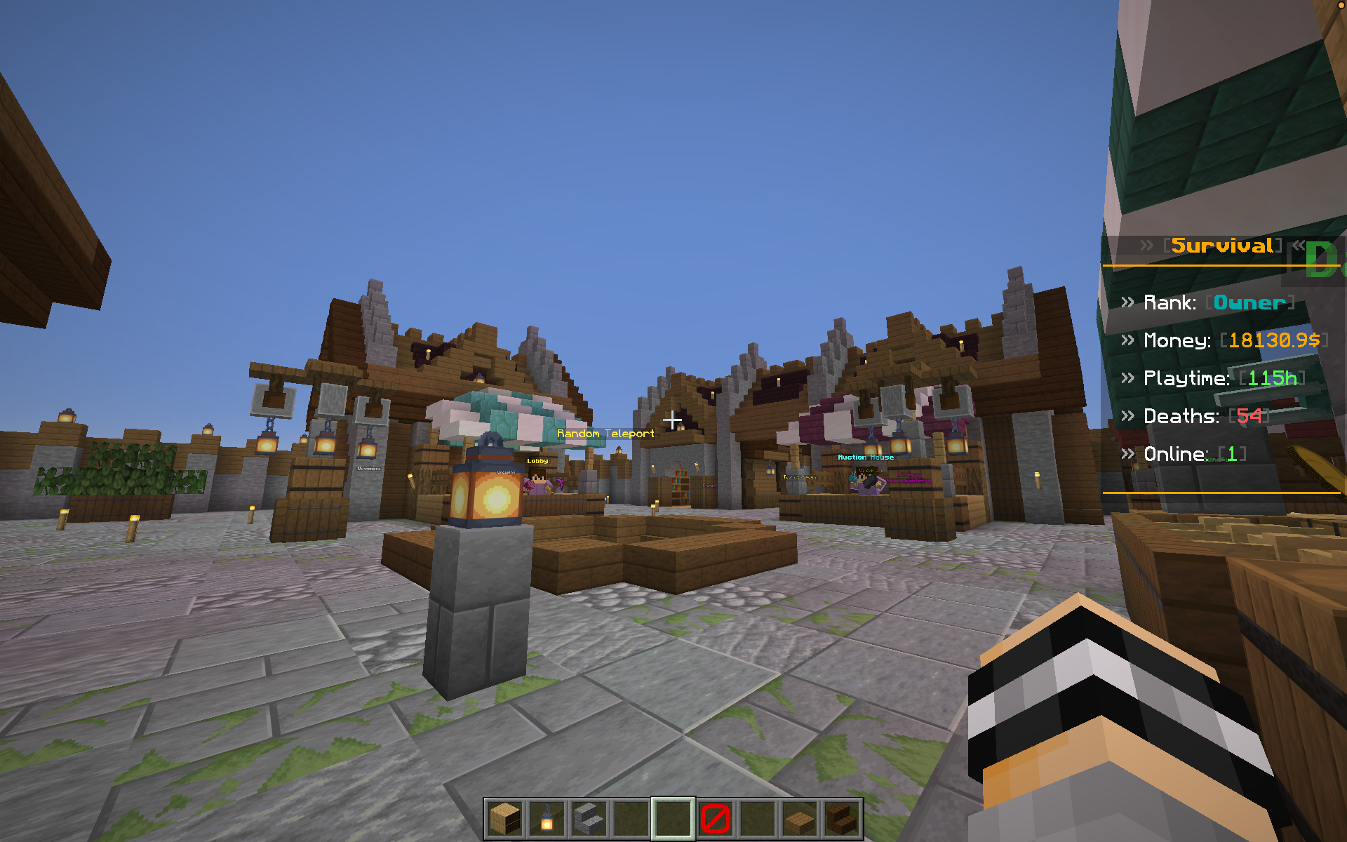 Spawn náměstí na Severus Craftu